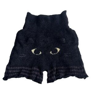 3/$$20 ❤️ Black Fluffy Cozy Cat Shorts US S